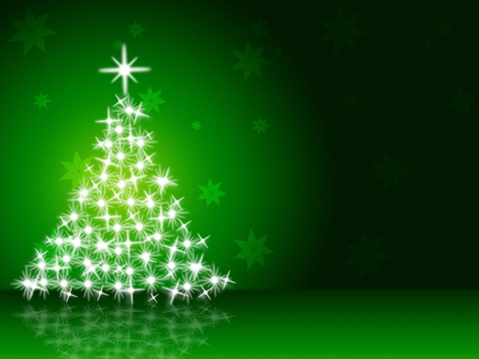 Free Image of Xmas Tree Indicates New Year And Celebration 
