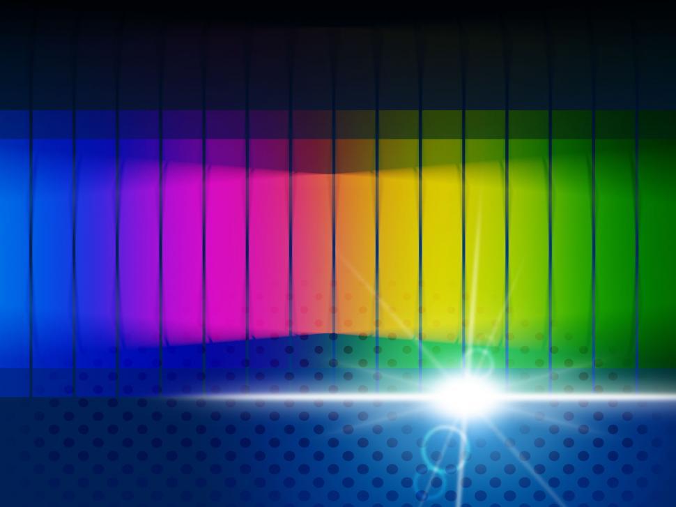 Free Image of Color Glow Shows Visible Spectrum And Chromatic 