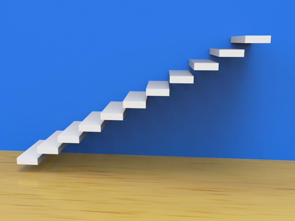 Free Image of Stairs Growth Represents Win Victors And Triumph 