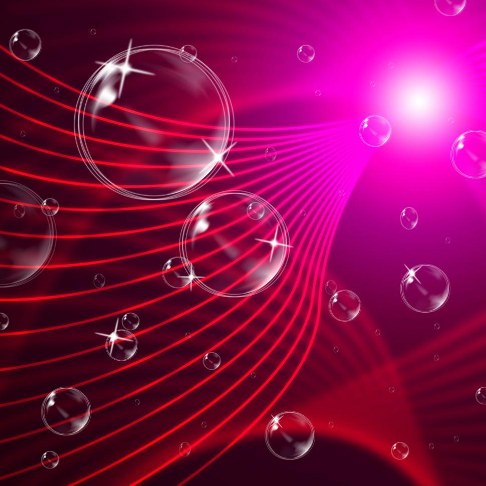 Free Image of Red Background Represents Wave Bubble And Twist 