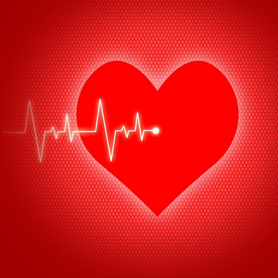 Free Image of Heart Pulse Indicates Preventive Medicine And Cardiogram 