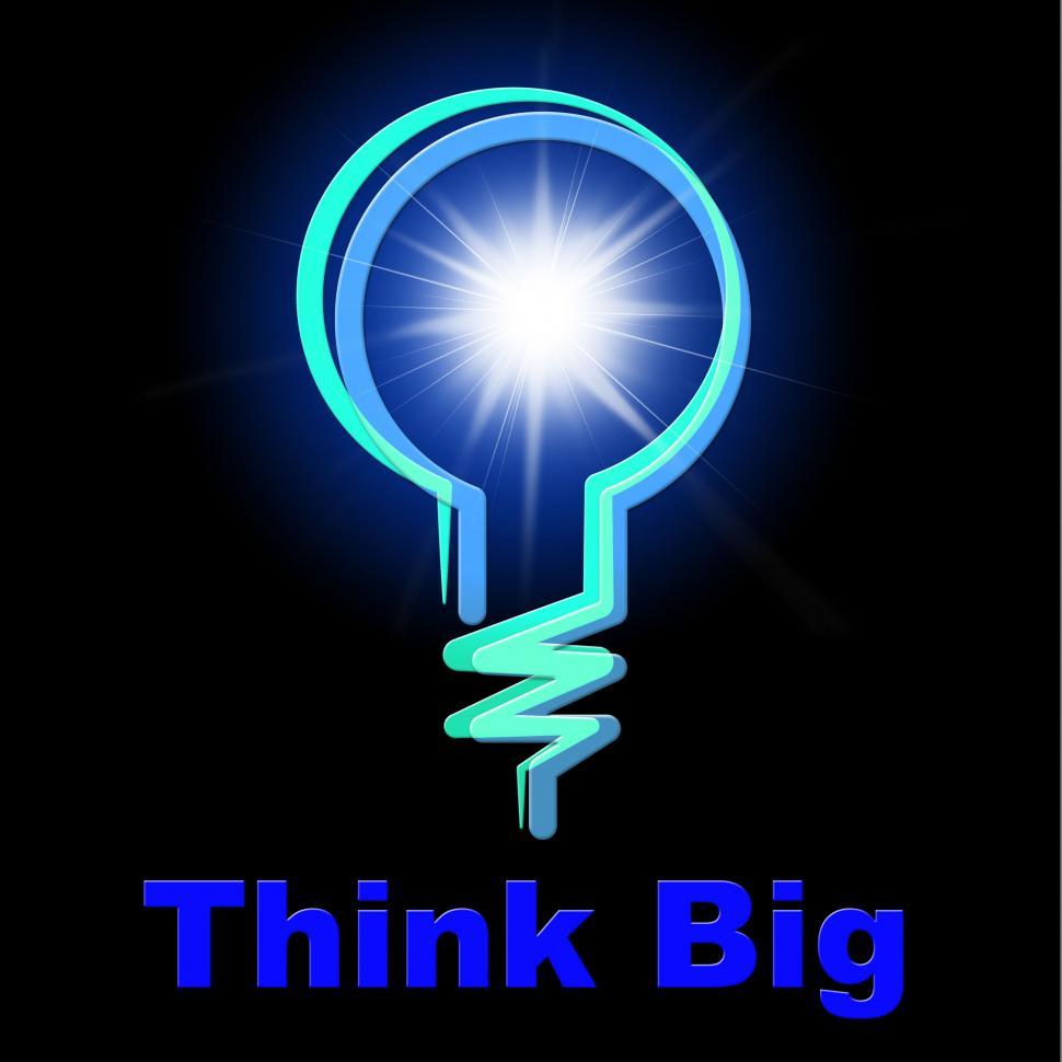 Free Image of Light Bulb Indicates Think About It And Blazing 
