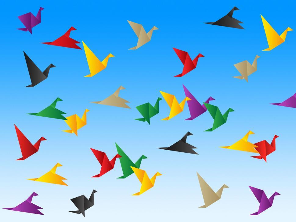 Free Image of Freedom Sky Indicates Flock Of Birds And Escaped 
