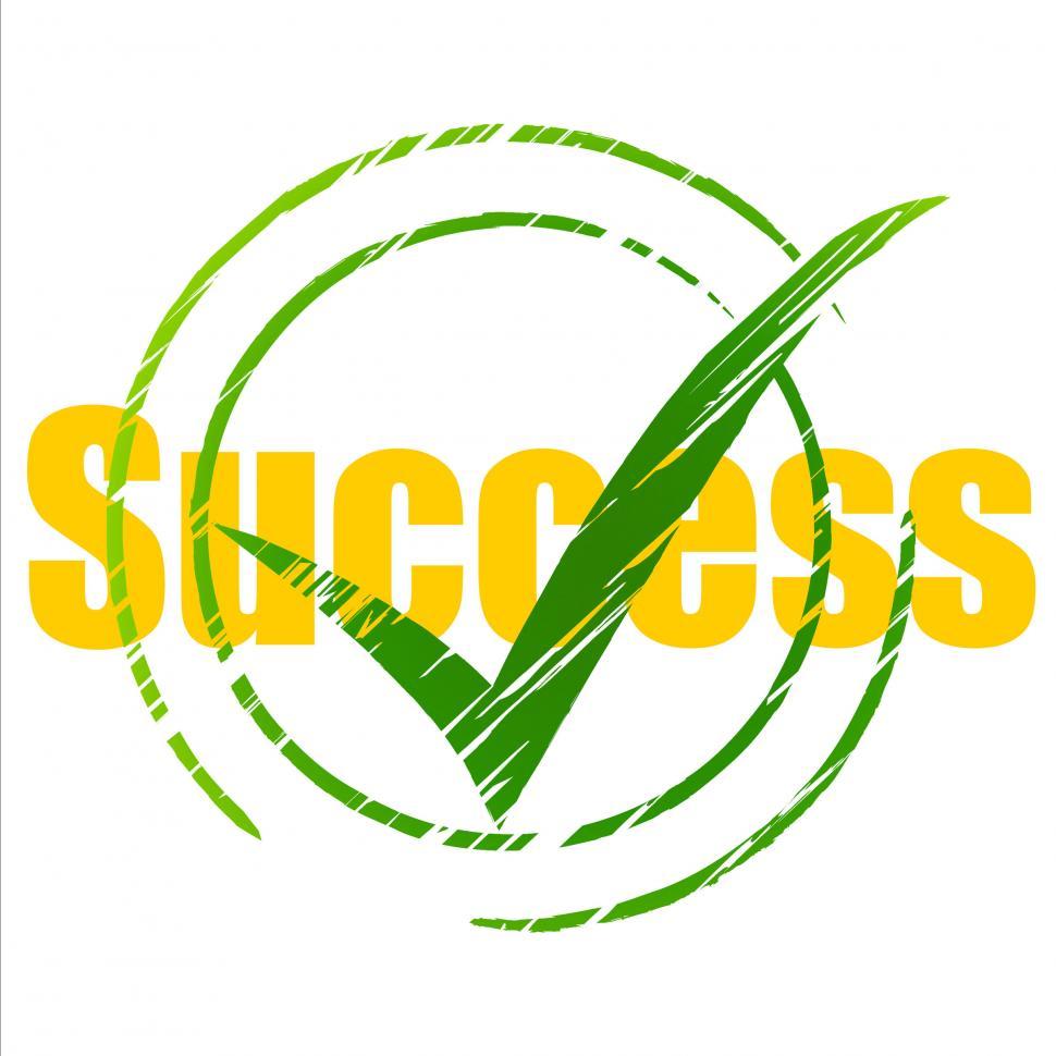 Free Image of Tick Success Means Succeed Progress And Checkmark 