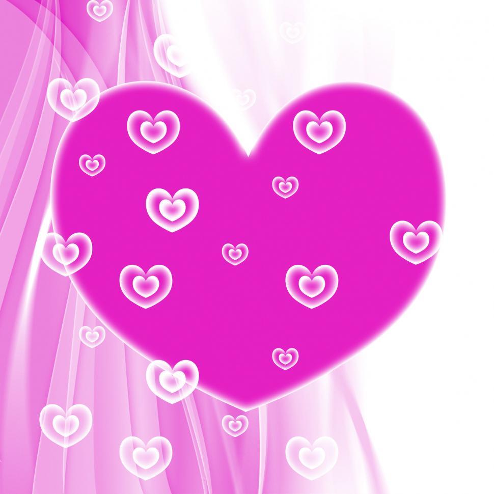 Free Image of Hearts Background Indicates Valentine Day And Backgrounds 