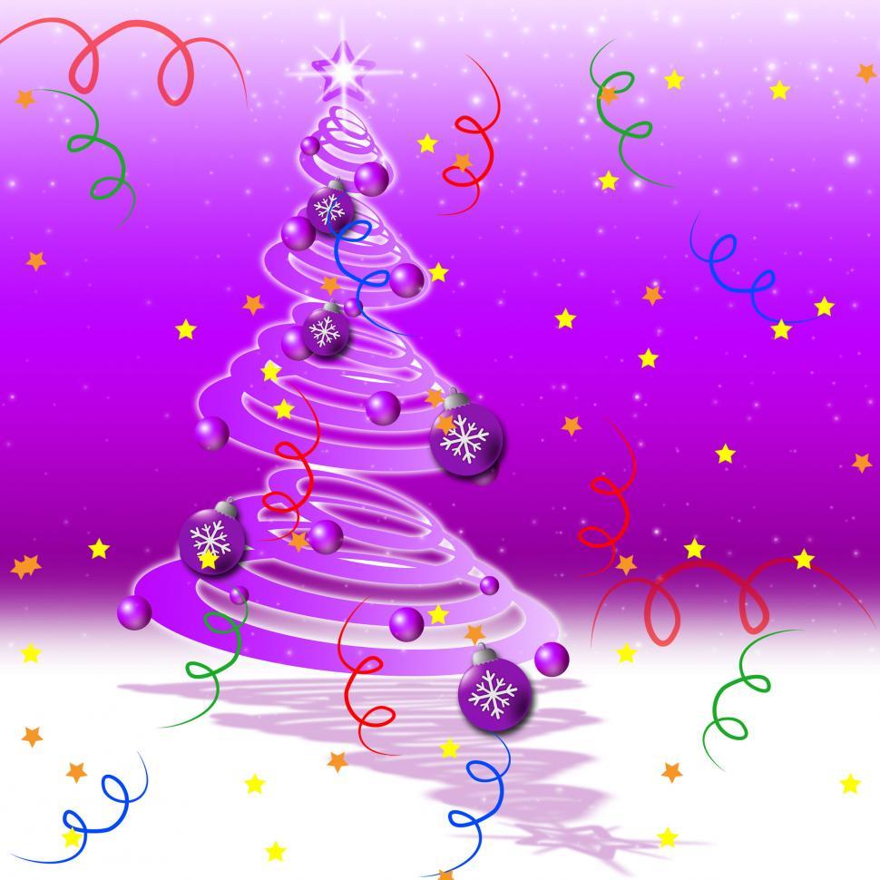 Free Image of Xmas Balls Represents Christmas Tree And Bauble 