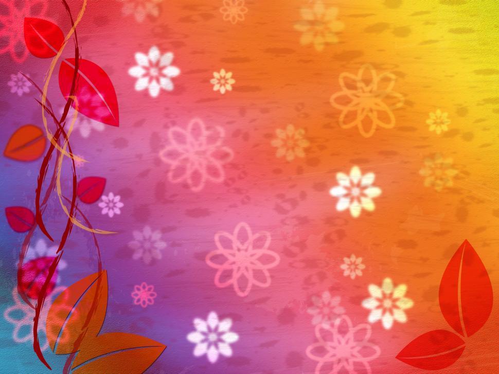 Free Image of Floral Background Represents Multicolored Color And Colourful 