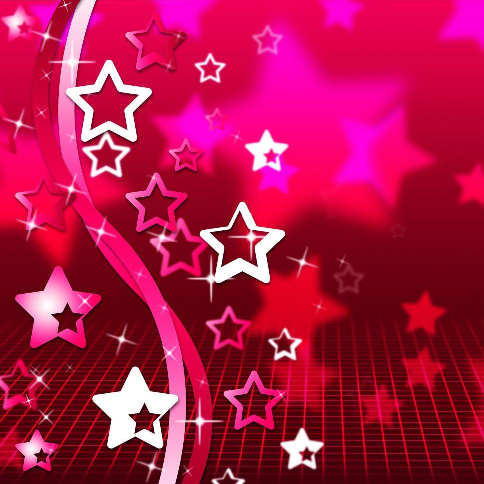 Free Image of Background Red Indicates Abstract Twirl And Stars 