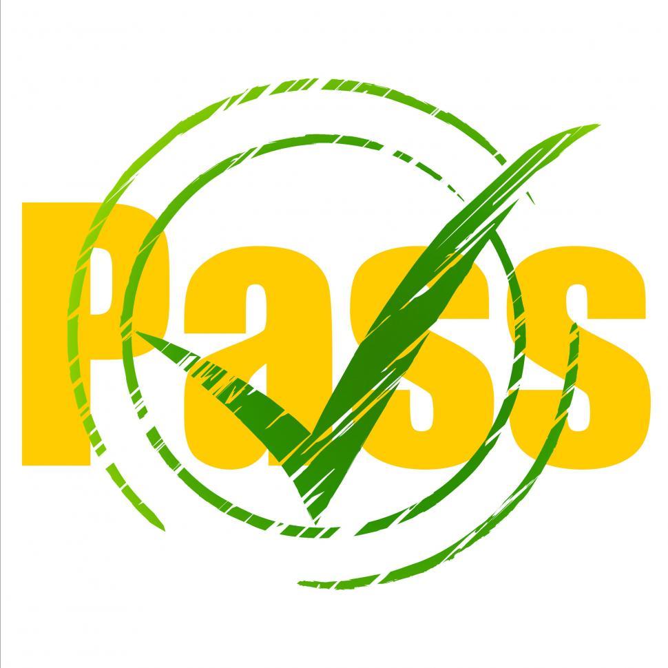 Free Image of Tick Pass Shows Check Confirm And Approval 