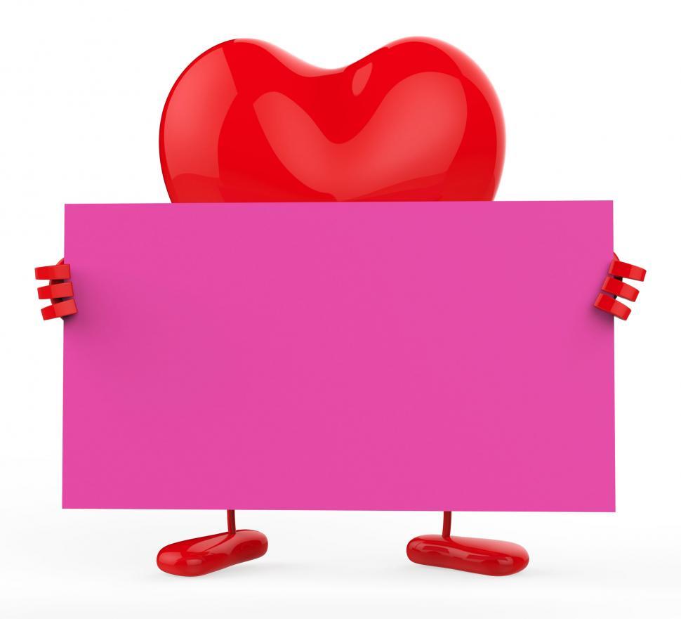 Free Image of Heart Copyspace Indicates Valentine Day And Communication 