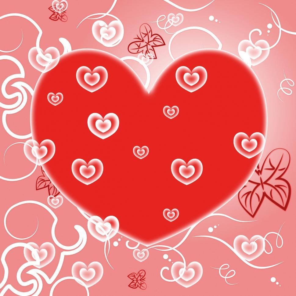 Free Image of Hearts Background Shows Valentine s Day And Abstract 