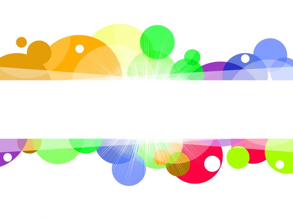 Free Image of Copyspace Background Indicates Colourful Colorful And Bubble 