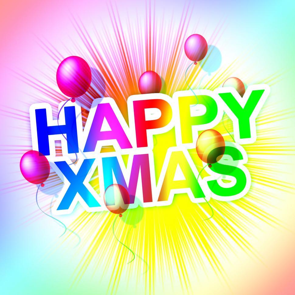 Free Image of Happy Xmas Represents Merry Christmas And Celebration 