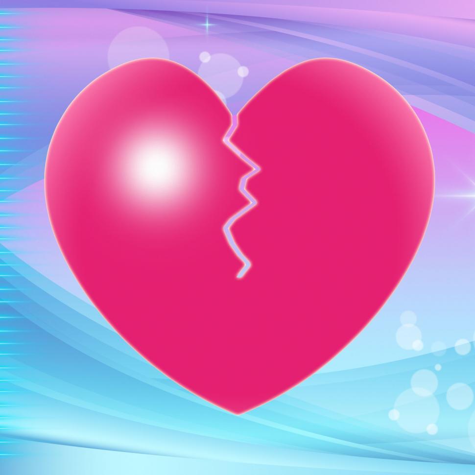 Free Image of Broken Heart Represents Valentine Day And Broken-Heart 