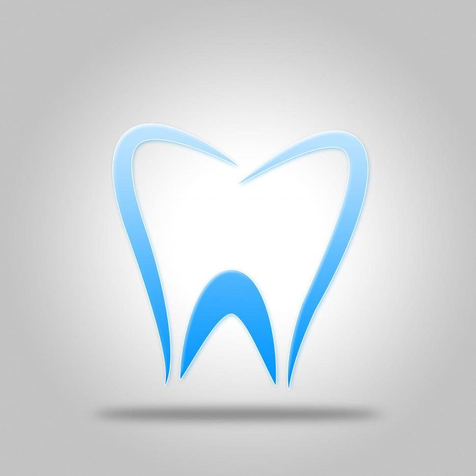 Free Image of Tooth Icon Shows Dentist Icons And Dentistry 