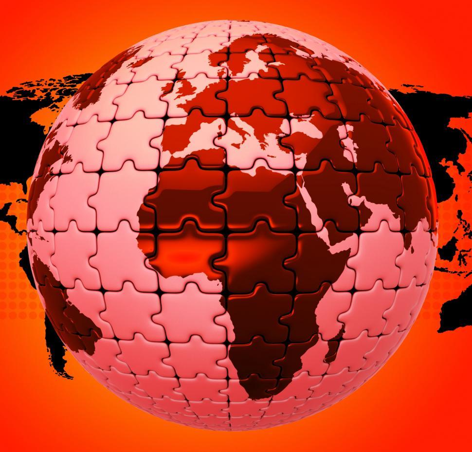 Free Image of Global Warming Shows Globalise Globalization And World 