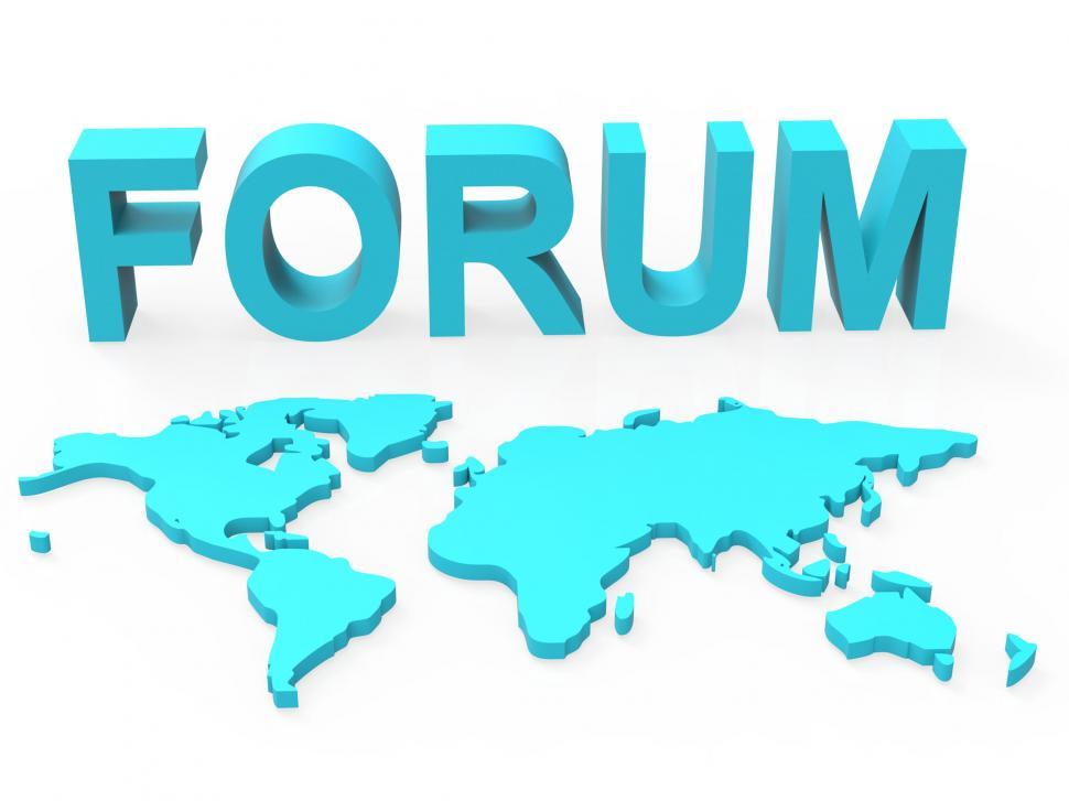 Free Image of Www Forum Means Social Media And Worldwide 