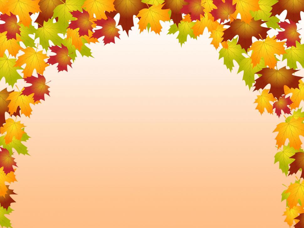 Free Image of Autumn Leaves Shows Blank Space And Botanic 