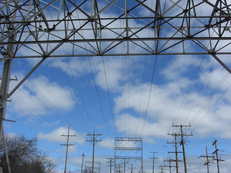Free Image of Power Lines/Transformers 