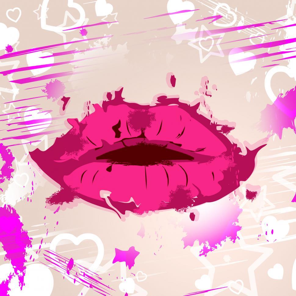 Free Image of Lips Grunge Indicates Girl Sexy And Makeup 