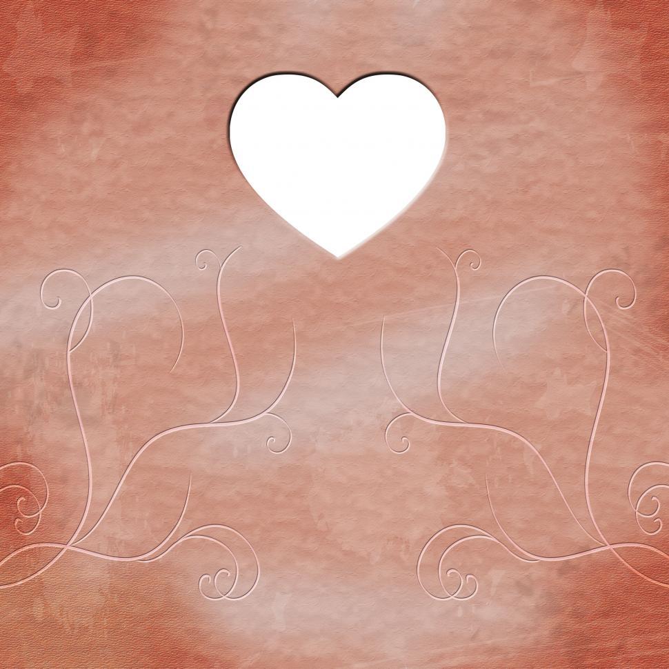 Free Image of Heart Copyspace Means Valentine Day And Abstract 