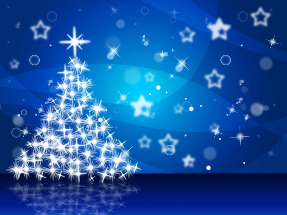 Free Image of Xmas Tree Represents Merry Christmas And Holiday 