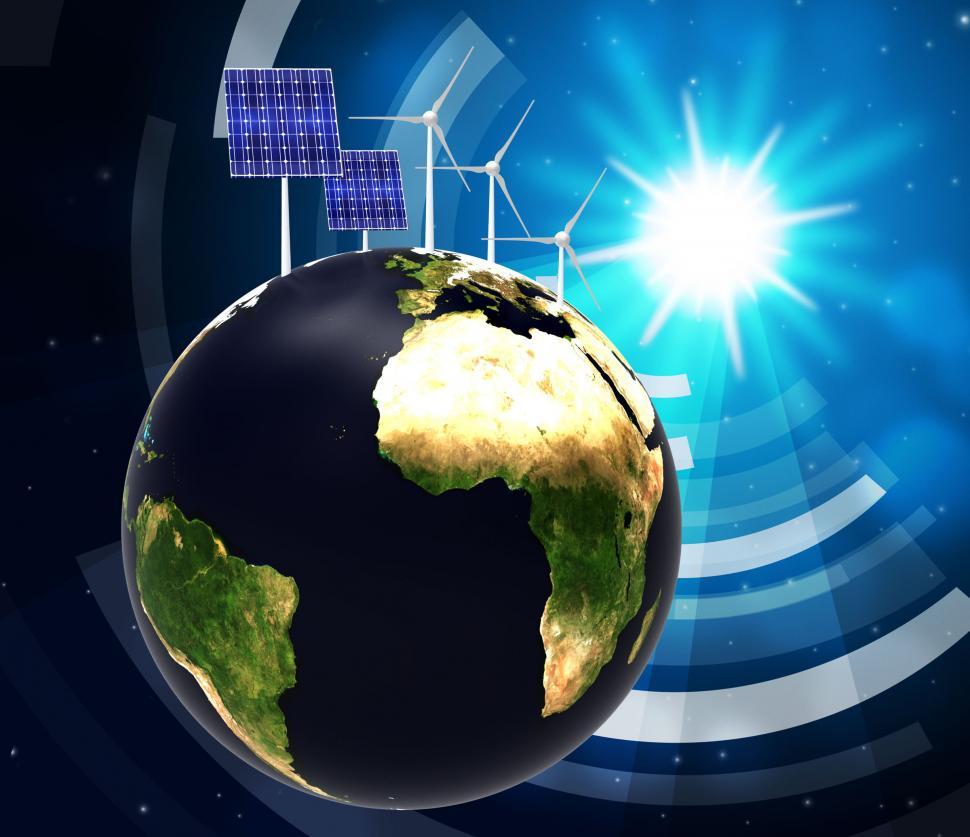 Free Image of Solar Panel Indicates Alternative Energy And Globalise 
