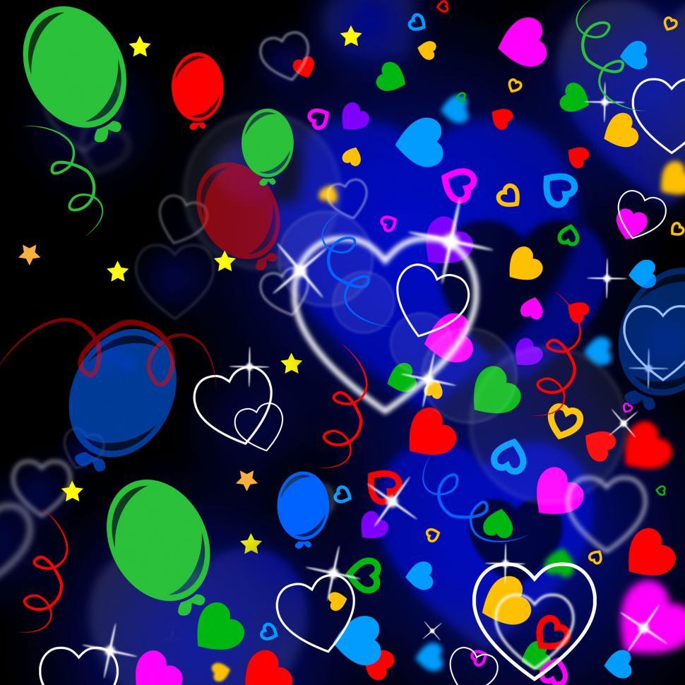Free Image of Background Heart Means Valentine Day And Backgrounds 
