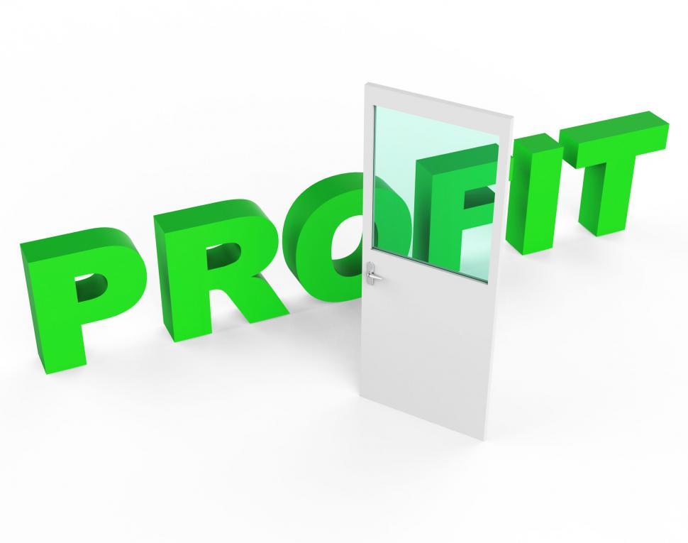 Free Image of Profit Door Represents Profits Income And Success 