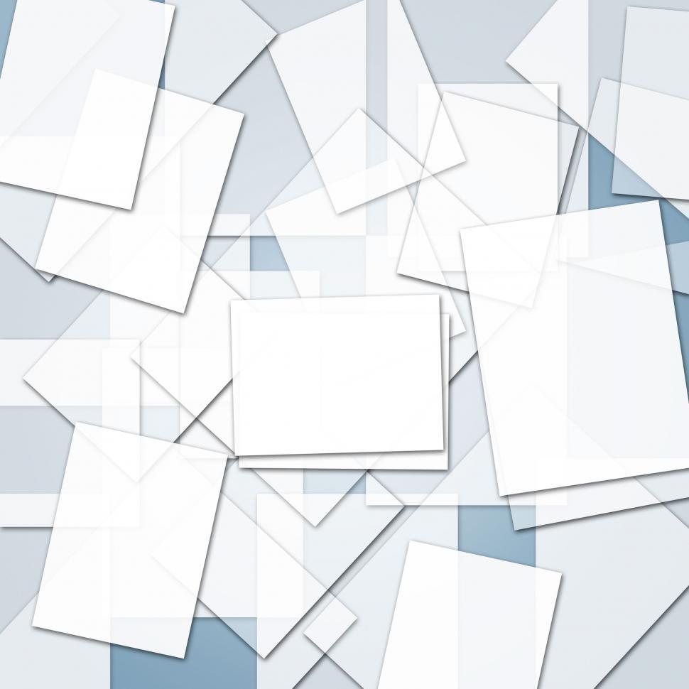 Free Image of Copyspace Background Represents Blue Blank And Paper 