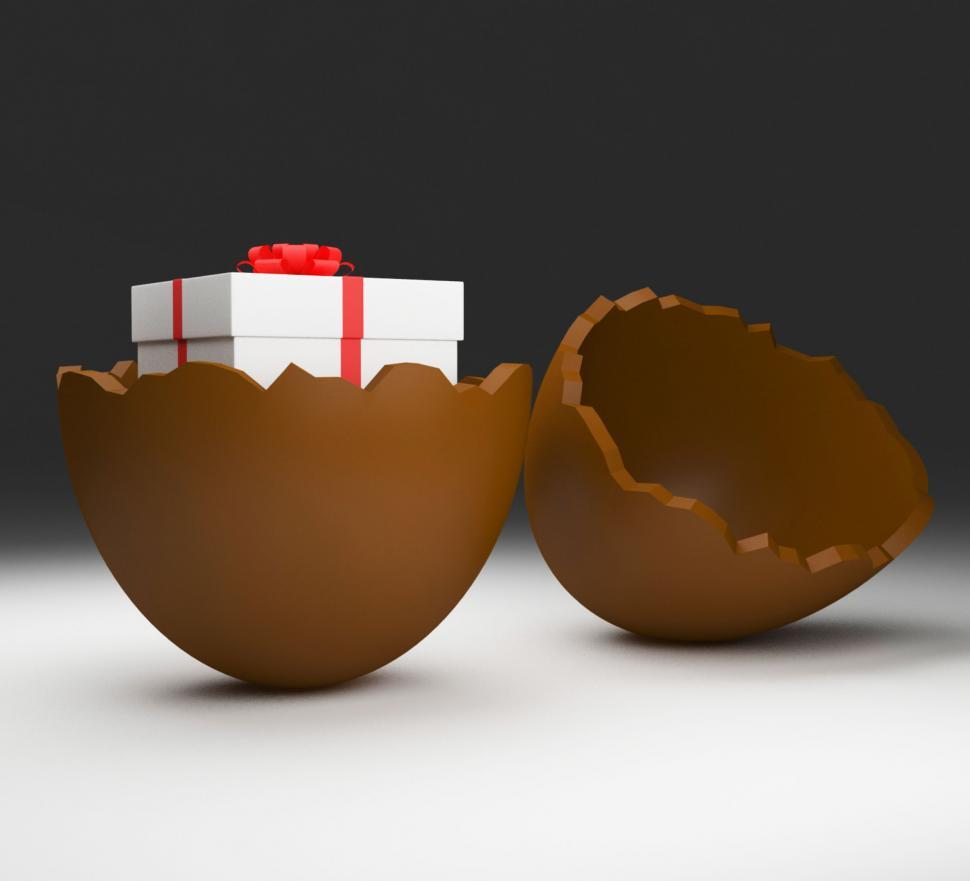 Free Image of Easter Egg Shows Gifts Candy And Gift 