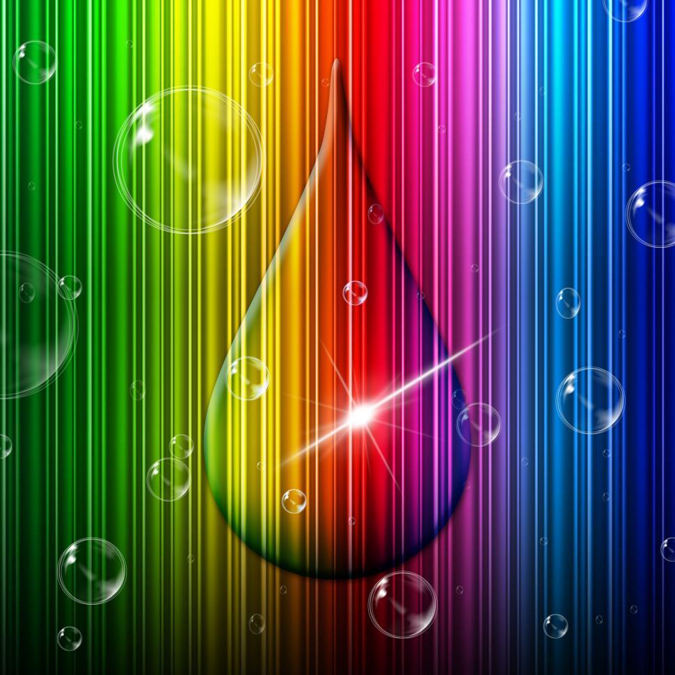 Free Image of Rain Drop Indicates Color Swatch And Backgrounds 