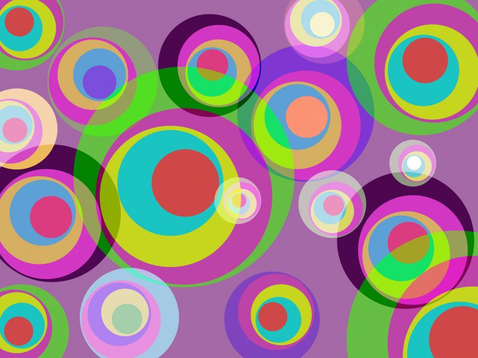 Free Image of Circles Color Represents Round Abstract And Multicoloured 