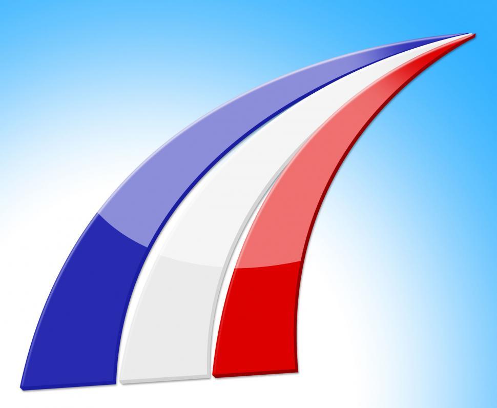 Free Image of France Flag Indicates Patriot National And Stripes 