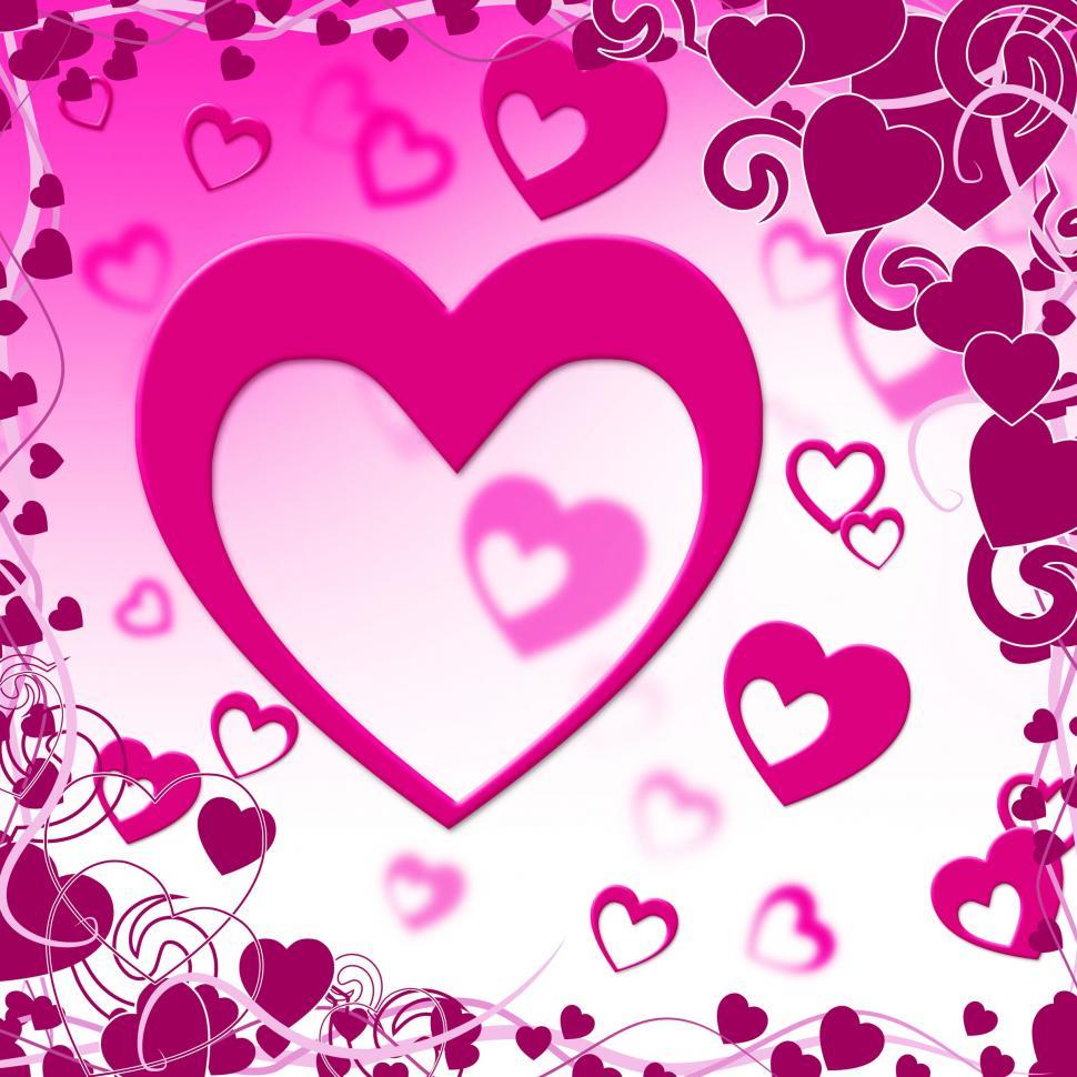 Free Image of Background Heart Represents Valentine Day And Backdrop 
