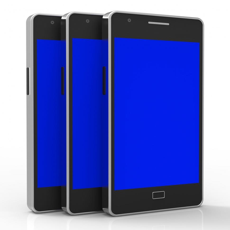 Free Image of Copyspace Smartphones Means Mobile Online And Cellphone 