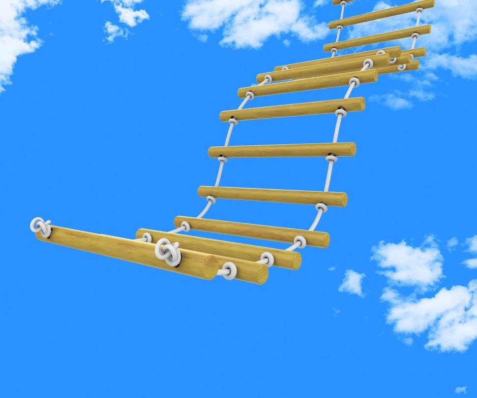 Free Image of Ladder Climb Means Upwards Steps And Victors 