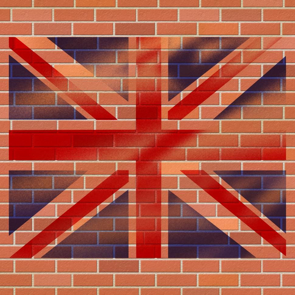 Free Image of Union Jack Shows Great Britain And Abstract 