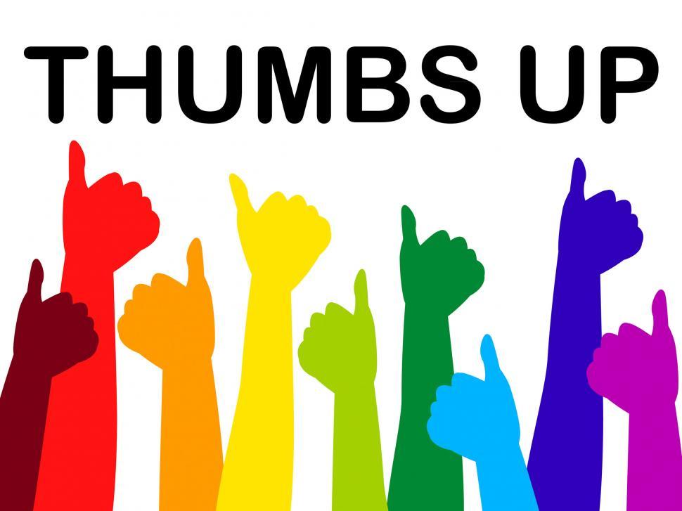 Free Image of Thumbs Up Means All Right And Agree 