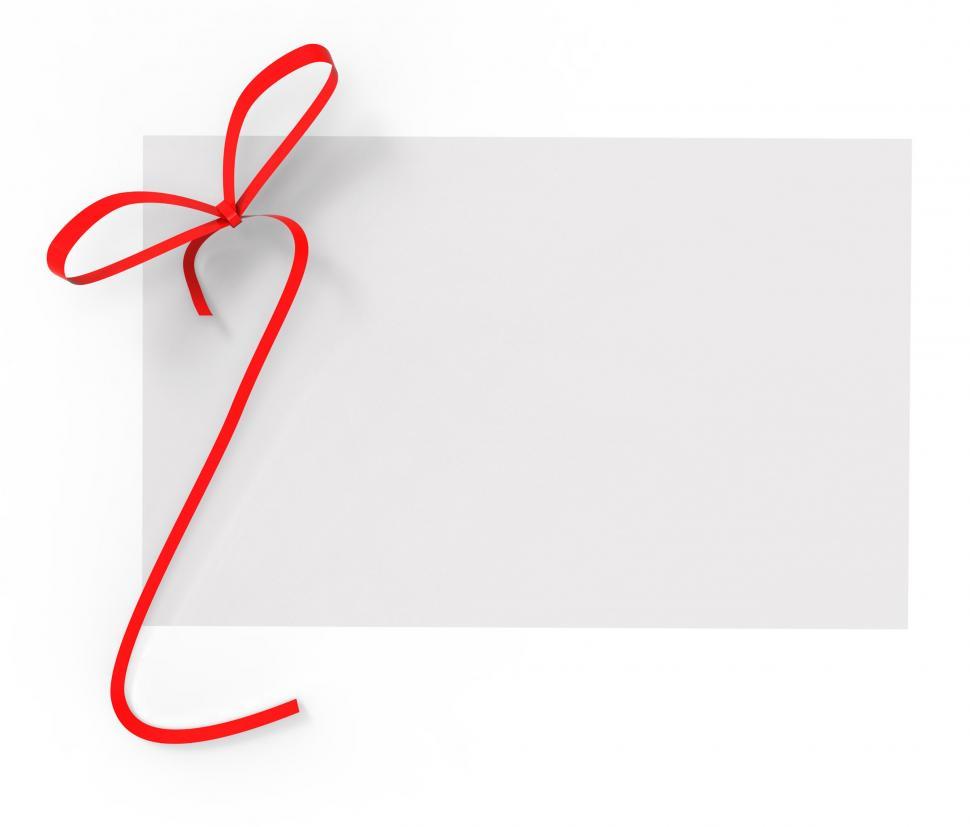 Free Image of Gift Card Indicates Text Space And Copy-Space 