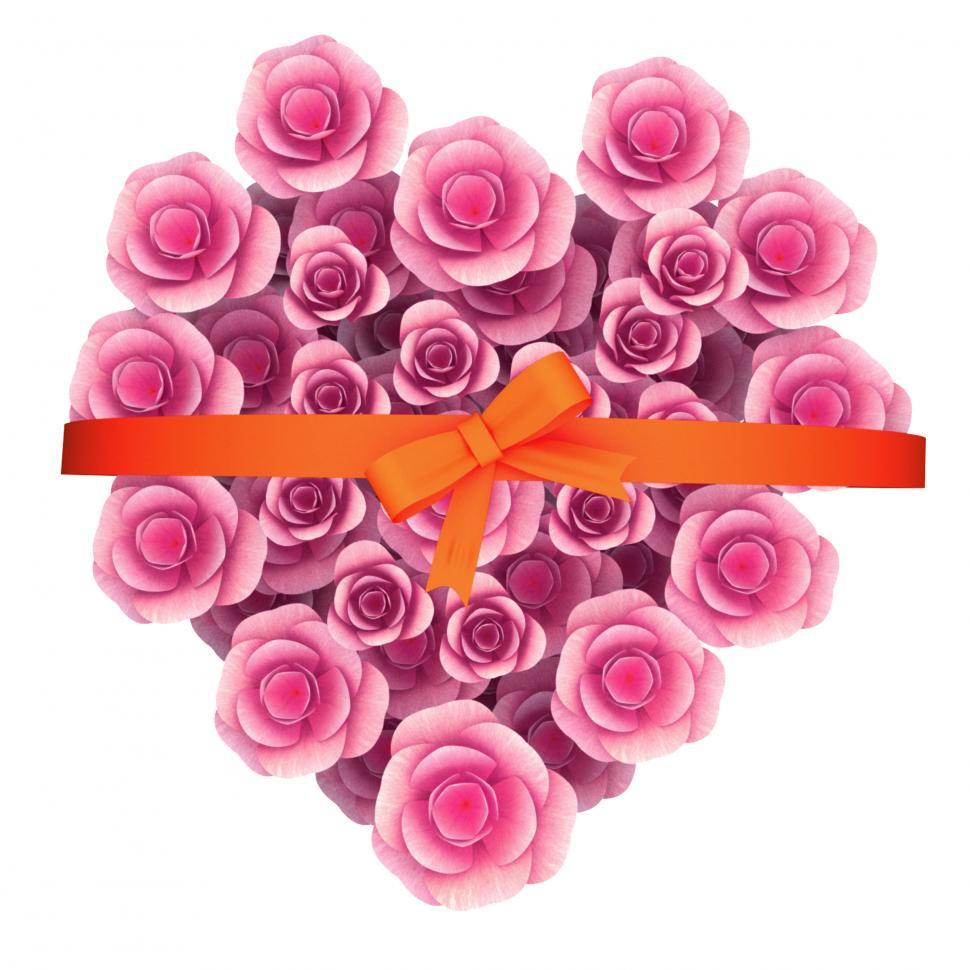 Free Image of Roses Gift Indicates Giftbox Petals And Valentines 