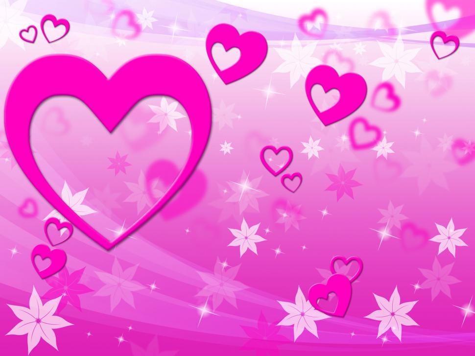Free Image of Hearts Background Indicates Valentine s Day And Abstract 