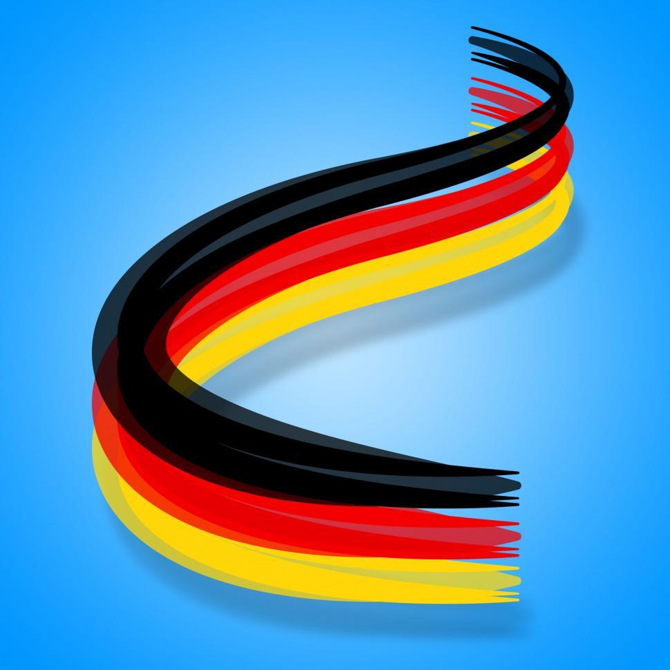 Free Image of Germany Flag Indicates Patriot National And Deutch 