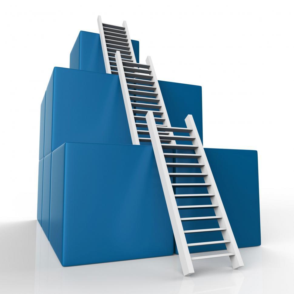 Free Image of Ladder Growth Represents Increase Development And Steps 
