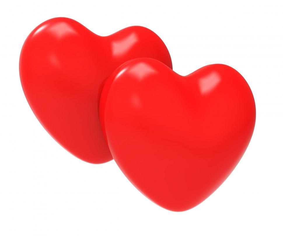 Free Image of Hearts Love Shows Valentine Day And Affection 