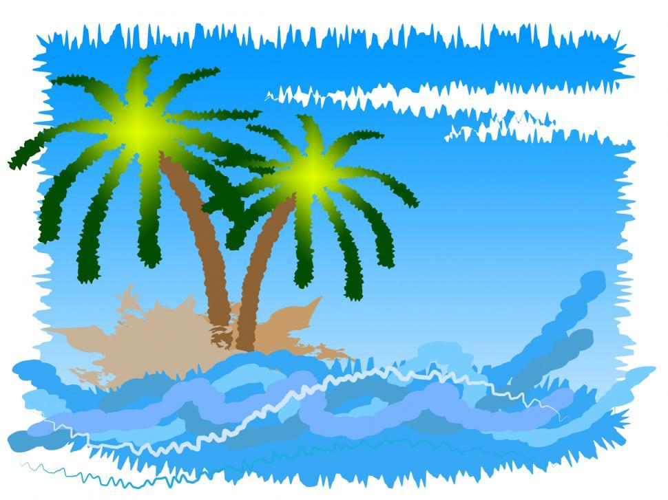 Free Image of Tropical Island Means Go On Leave And Beach 