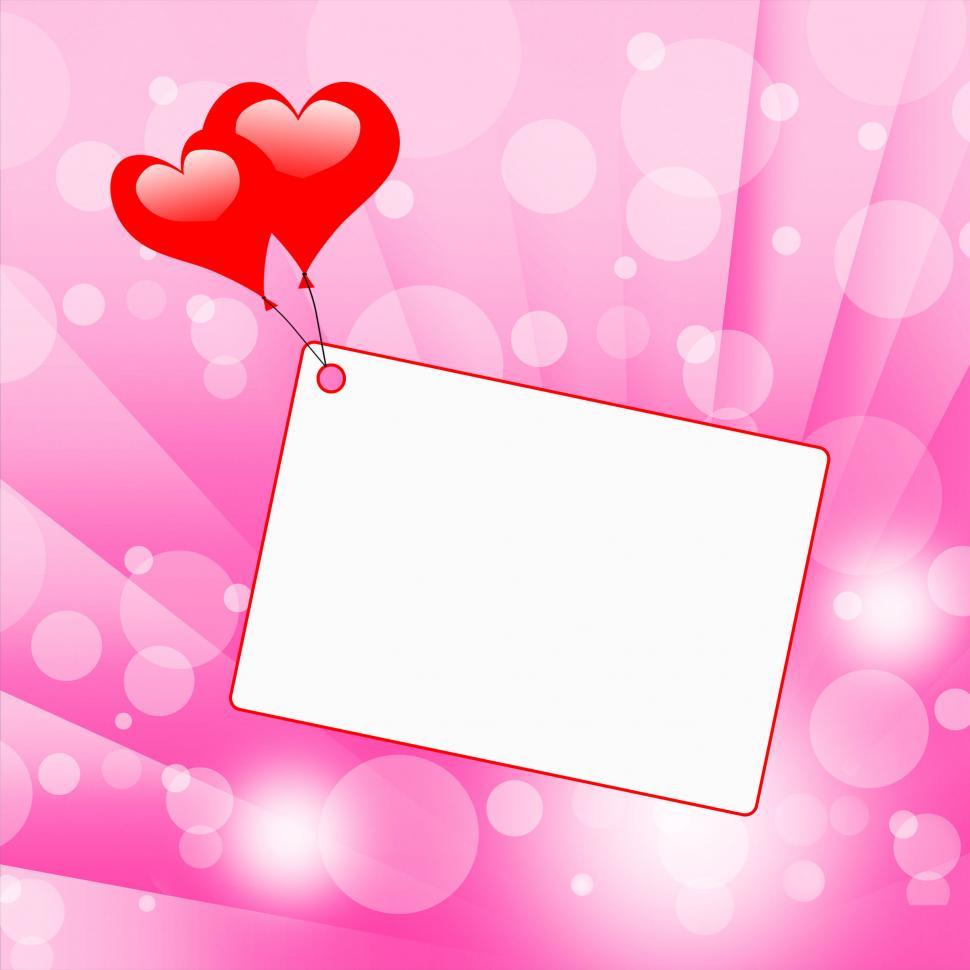 Free Image of Copyspace Heart Shows Valentine s Day And Affection 