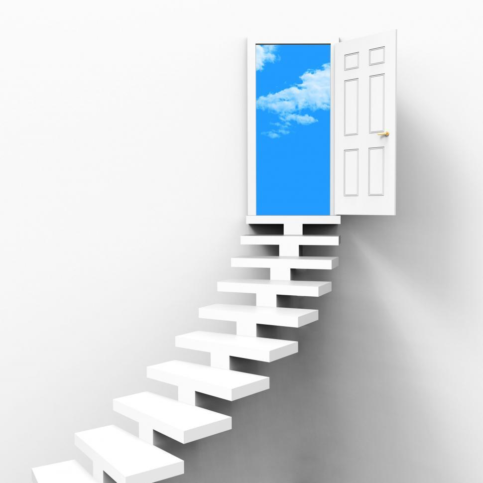 Free Image of Stairs Concept Indicates Ladder Of Success And Ambition 