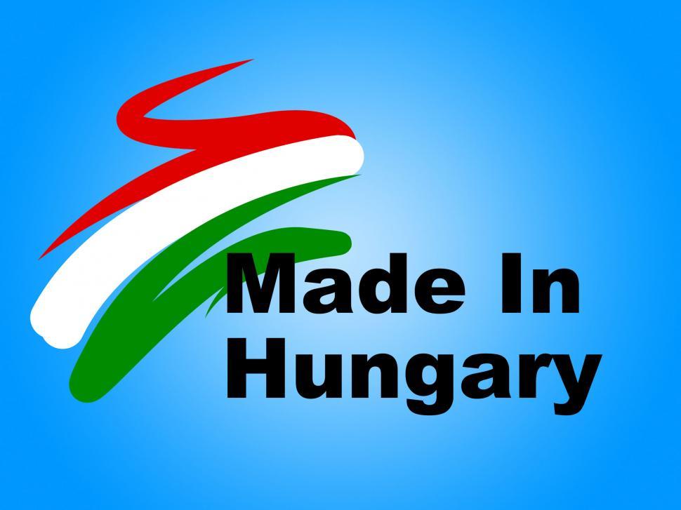 Free Image of Trade Hungary Represents Made In And European 