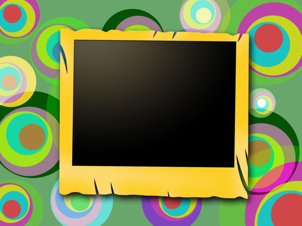 Free Image of Photo Frames Means Color Copyspace And Layout 